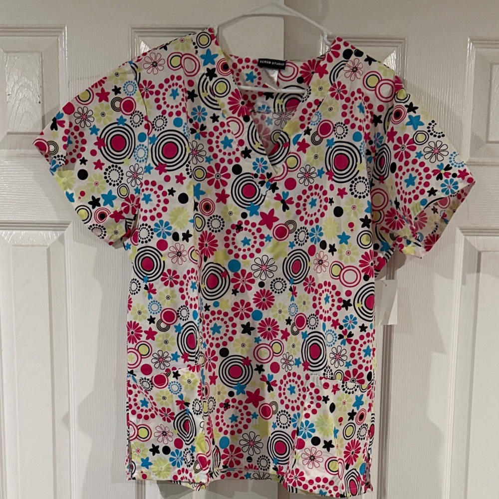 Colorful Patterned Women's Top